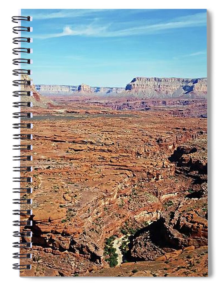 United States Spiral Notebook featuring the digital art Mysterious Havasupai Canyon by Joseph Hendrix
