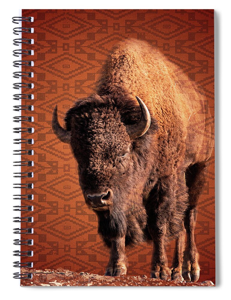 Wild Life Spiral Notebook featuring the photograph Native by Mary Hone