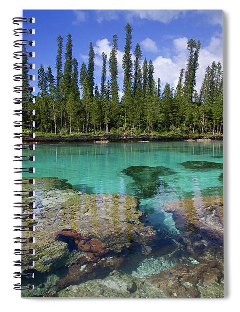 Scenics Spiral Notebook featuring the photograph Natural Aquarium New-caledonia by Mako Photo