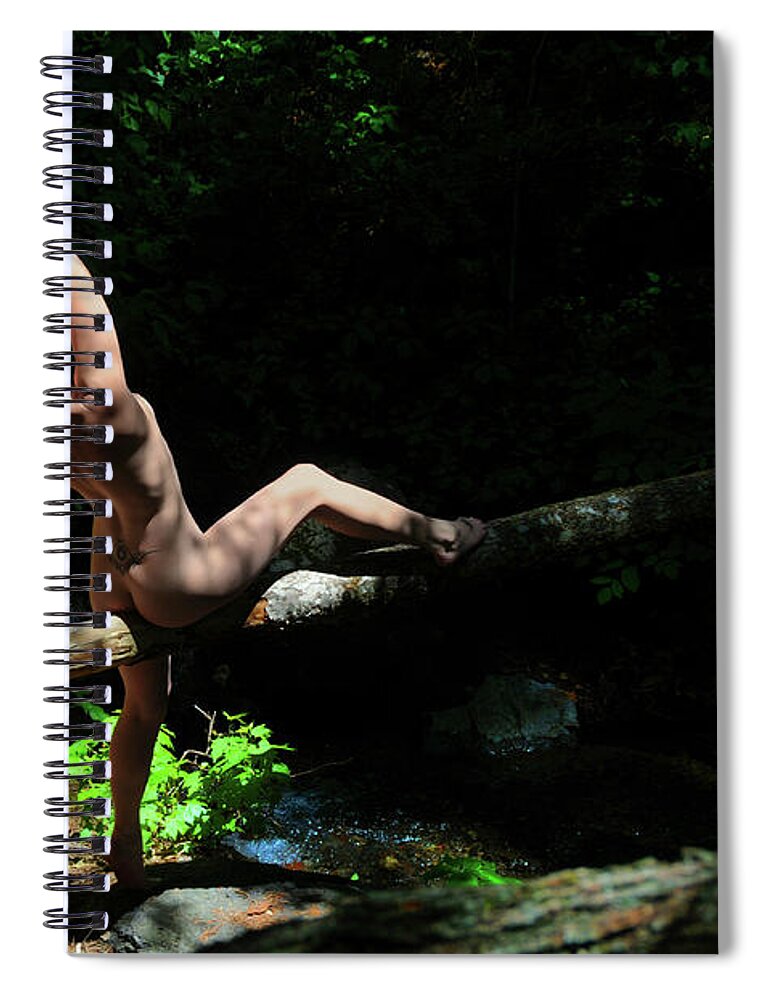 Girl Spiral Notebook featuring the photograph Nature Full Of Surprises by Robert WK Clark