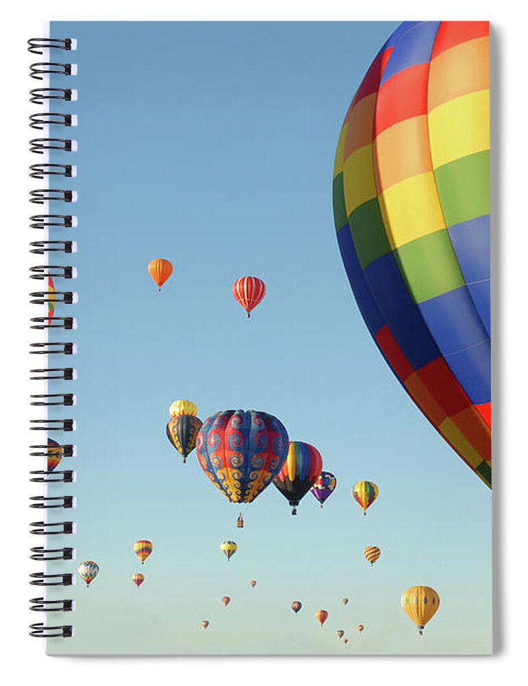 New Mexico Spiral Notebook featuring the photograph Near And Far by Sjlayne
