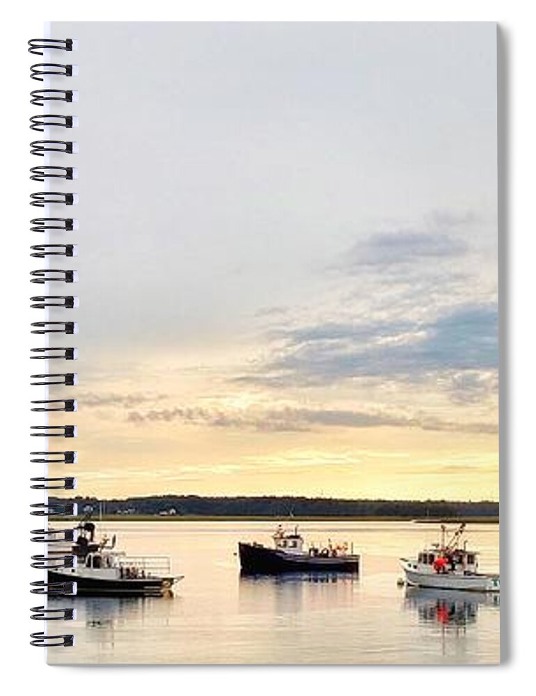 Trawlers Spiral Notebook featuring the photograph Never Enough by Mary Capriole