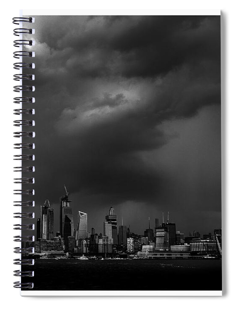 New York Spiral Notebook featuring the photograph New Icons by Luis Vasquez