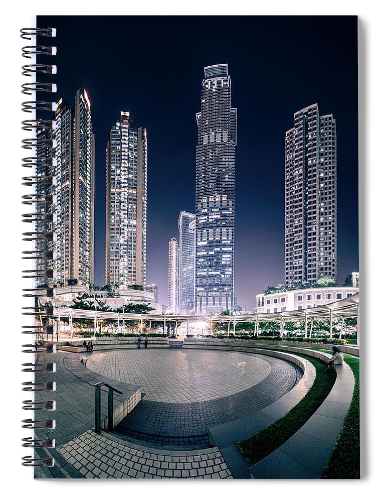 New Territories Spiral Notebook featuring the photograph New Territories by @by Feldman 1