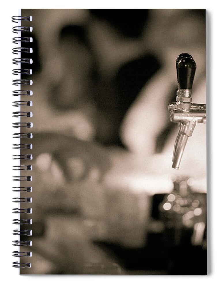 Alcohol Spiral Notebook featuring the photograph Nightlife by Instants