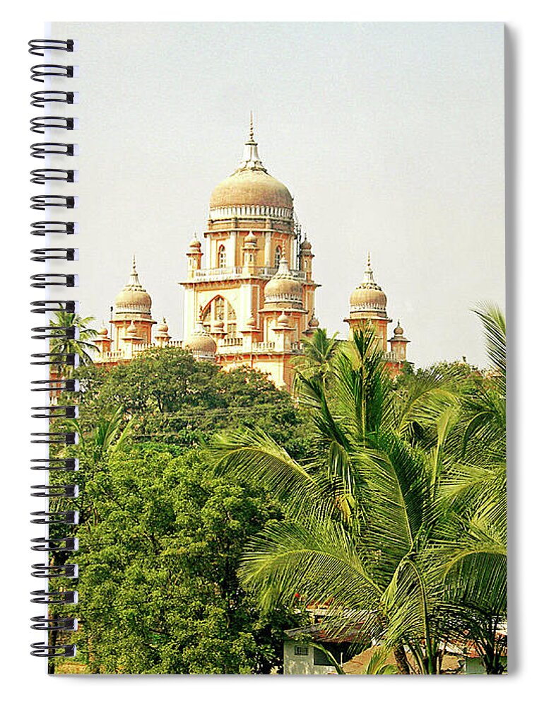 Tranquility Spiral Notebook featuring the photograph Nizam Hospital, Hyderabad, India by Fly Away With Your Imagination