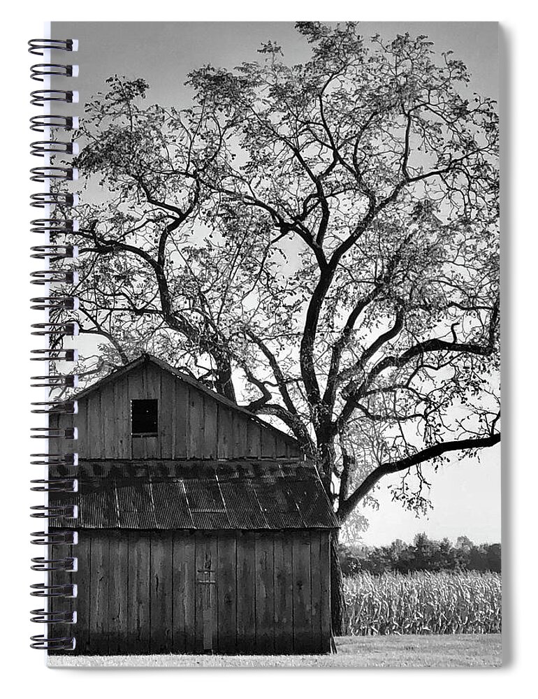 No More Mail Pouch Spiral Notebook featuring the photograph No More Mail Pouch by Edward Smith