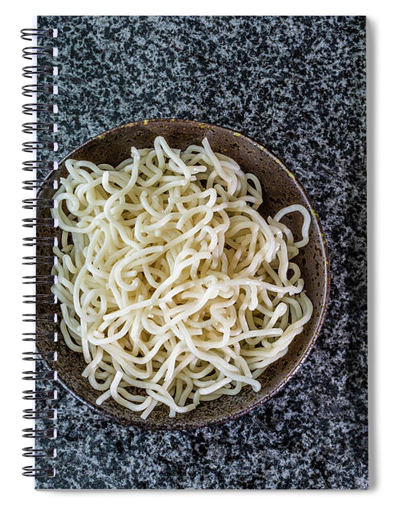 Noodles Spiral Notebook featuring the photograph Noodles 2 by Steve Purnell