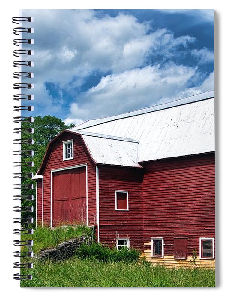 Northeast Spiral Notebook featuring the photograph Northeast Farm 2019 by Mark Valentine