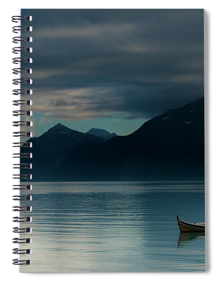 Tranquility Spiral Notebook featuring the photograph Norway by Michael Leggero