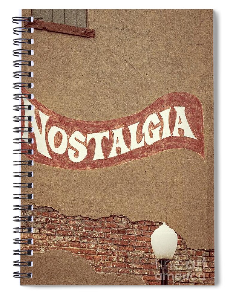 Nostalgia Spiral Notebook featuring the photograph Nostalgia by Imagery by Charly