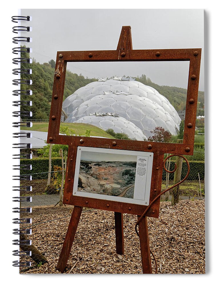 Cornwall Spiral Notebook featuring the photograph Now and Then by Shirley Mitchell