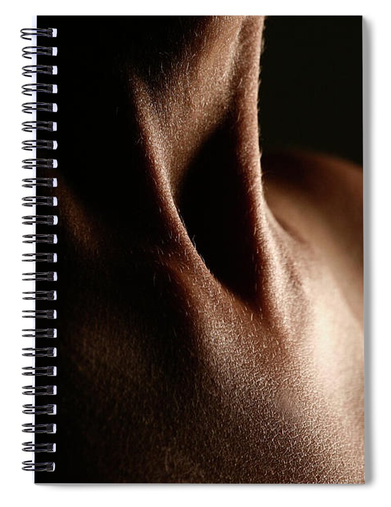 Torso Spiral Notebook featuring the photograph Nude Neck by Win-initiative/neleman