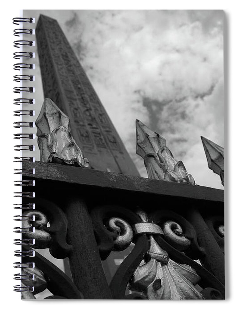 Egypt Spiral Notebook featuring the photograph Obelisk Two by Edward Lee