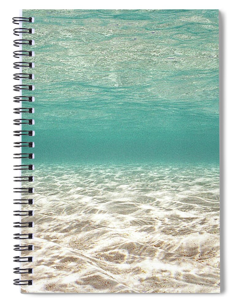 Underwater Spiral Notebook featuring the photograph Ocean Floor by Laurence Monneret