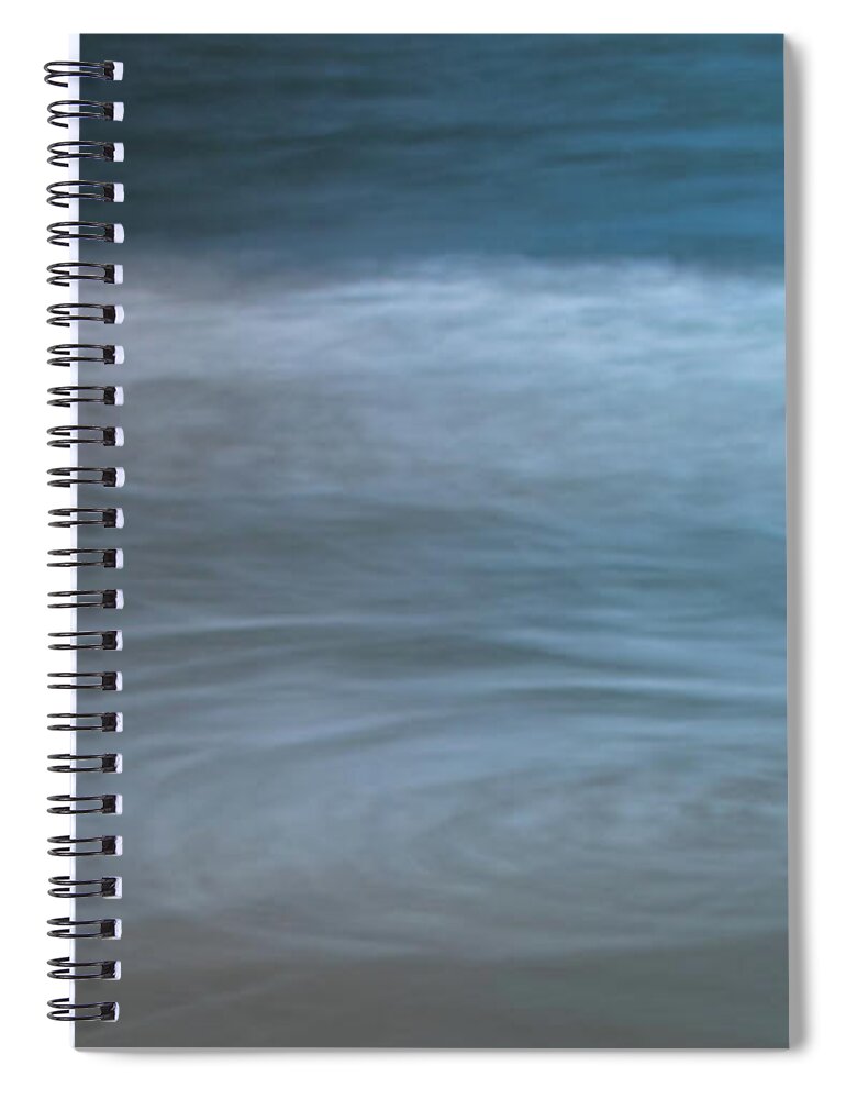 Ocean Spiral Notebook featuring the photograph Ocean in Motion by Vicky Edgerly