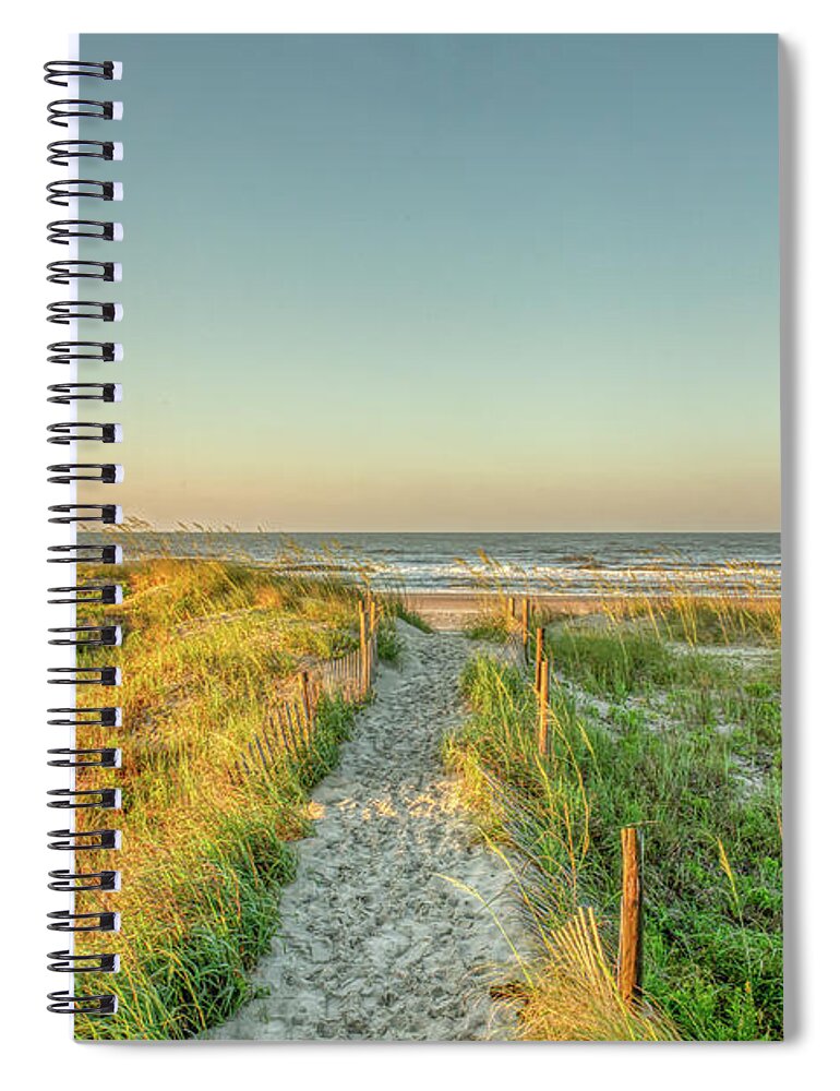 Photographs Spiral Notebook featuring the photograph Ocean Isle Beach Sunrise by Donna Twiford
