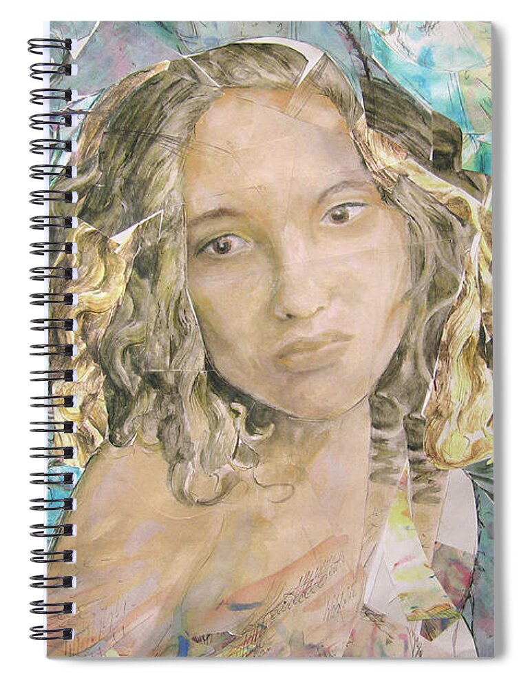 Watercolor Spiral Notebook featuring the painting Ocean by Jeremy Robinson