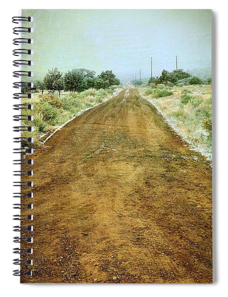 Roads Spiral Notebook featuring the photograph Ode To Country Roads by Brad Hodges