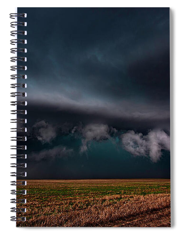 Storm Spiral Notebook featuring the photograph Oh Granny, What Big Teeth You Have by Brian Gustafson