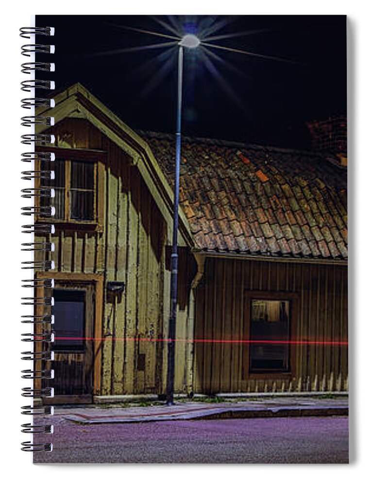 Old House Spiral Notebook featuring the photograph Old House #i0 by Leif Sohlman