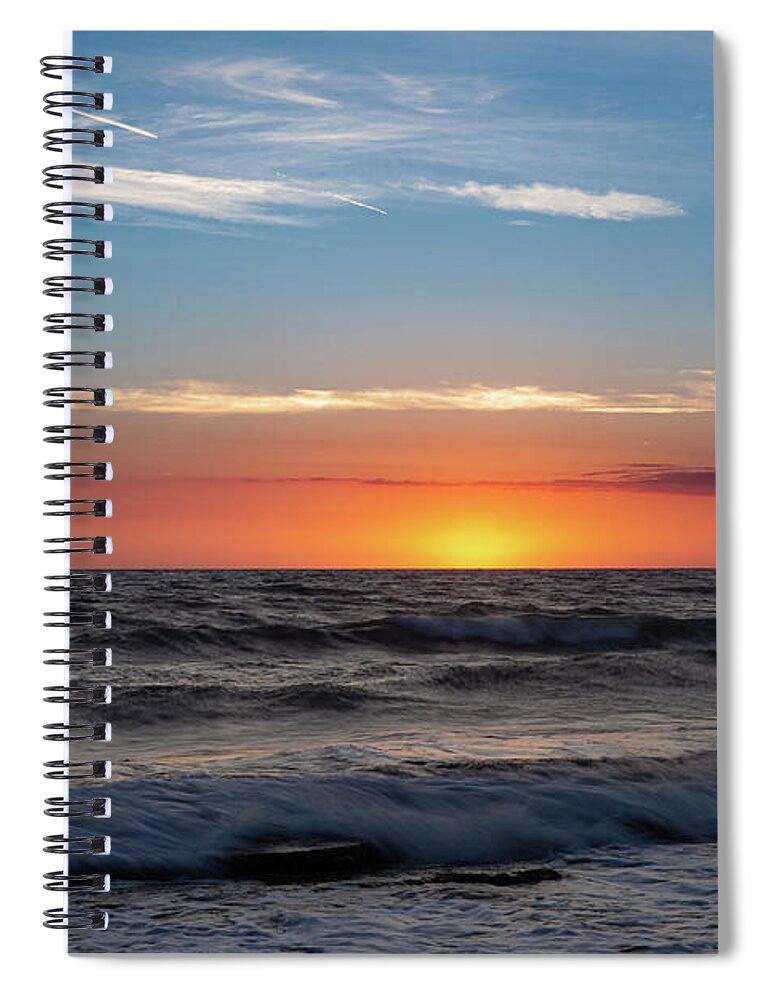 Photography Spiral Notebook featuring the photograph On The Beach by Andreas Levi