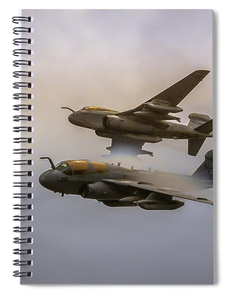 Air Show Spiral Notebook featuring the photograph On the Prowl by ProPeak Photography