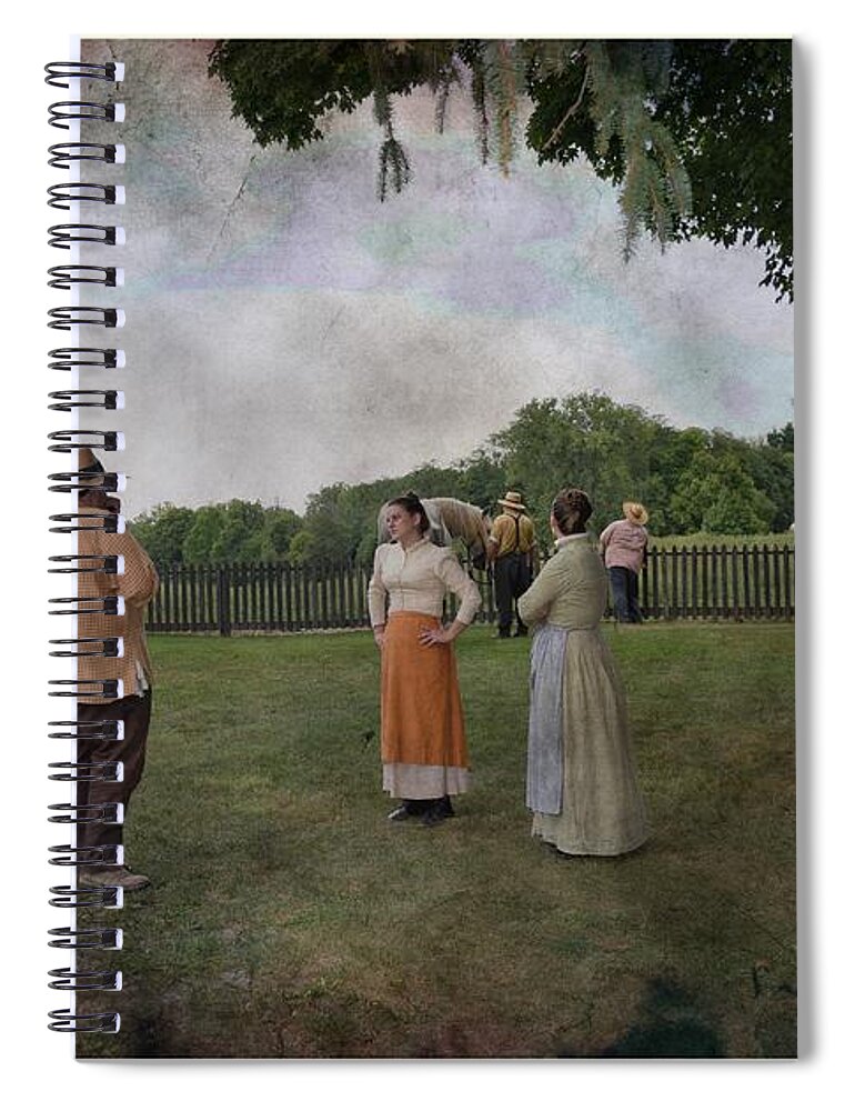  Spiral Notebook featuring the photograph Once Upon a Time by Jack Wilson