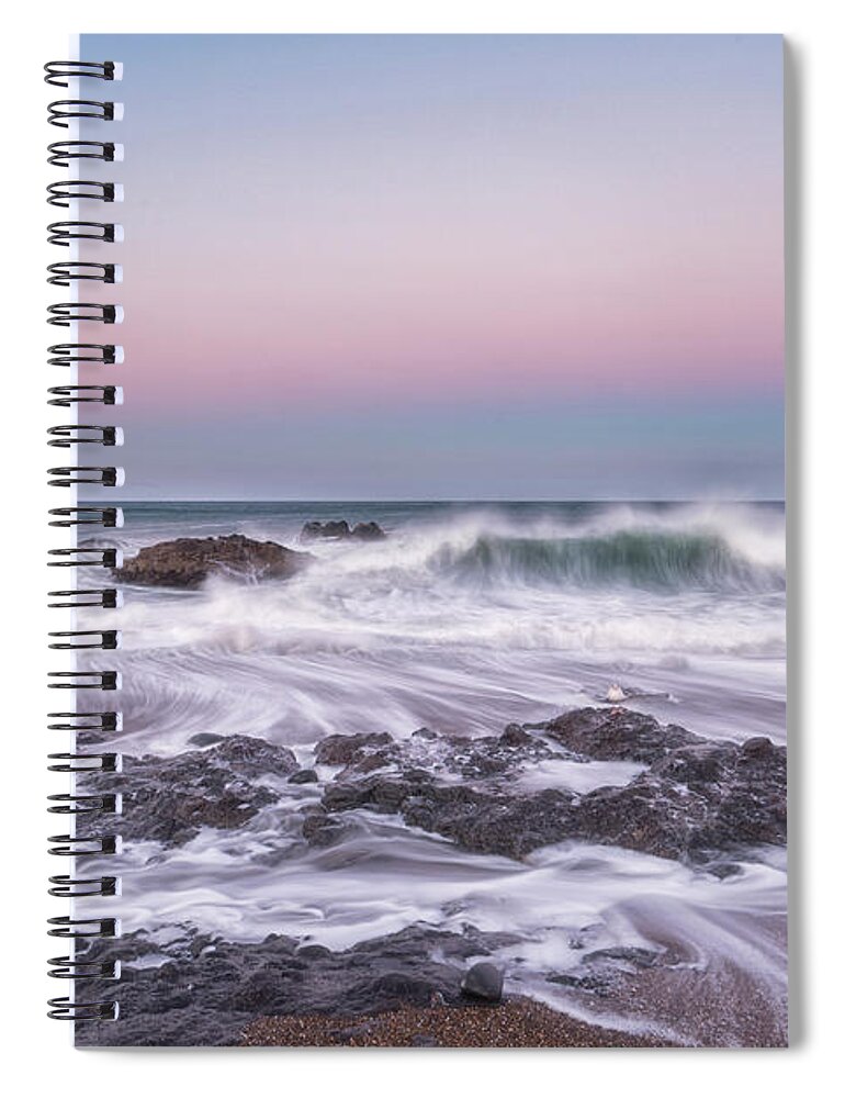 Oregon Coast Spiral Notebook featuring the photograph Oregon Sunrise by Russell Pugh