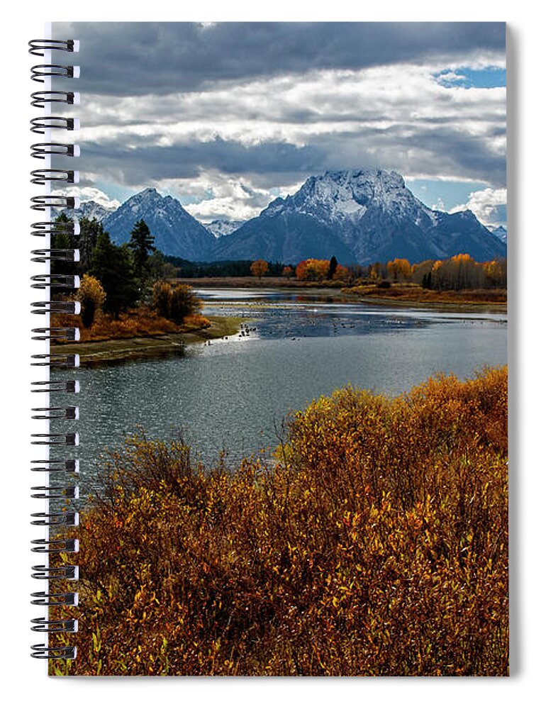Oxbow Bend Spiral Notebook featuring the photograph Oxbow Bend by Scott Read