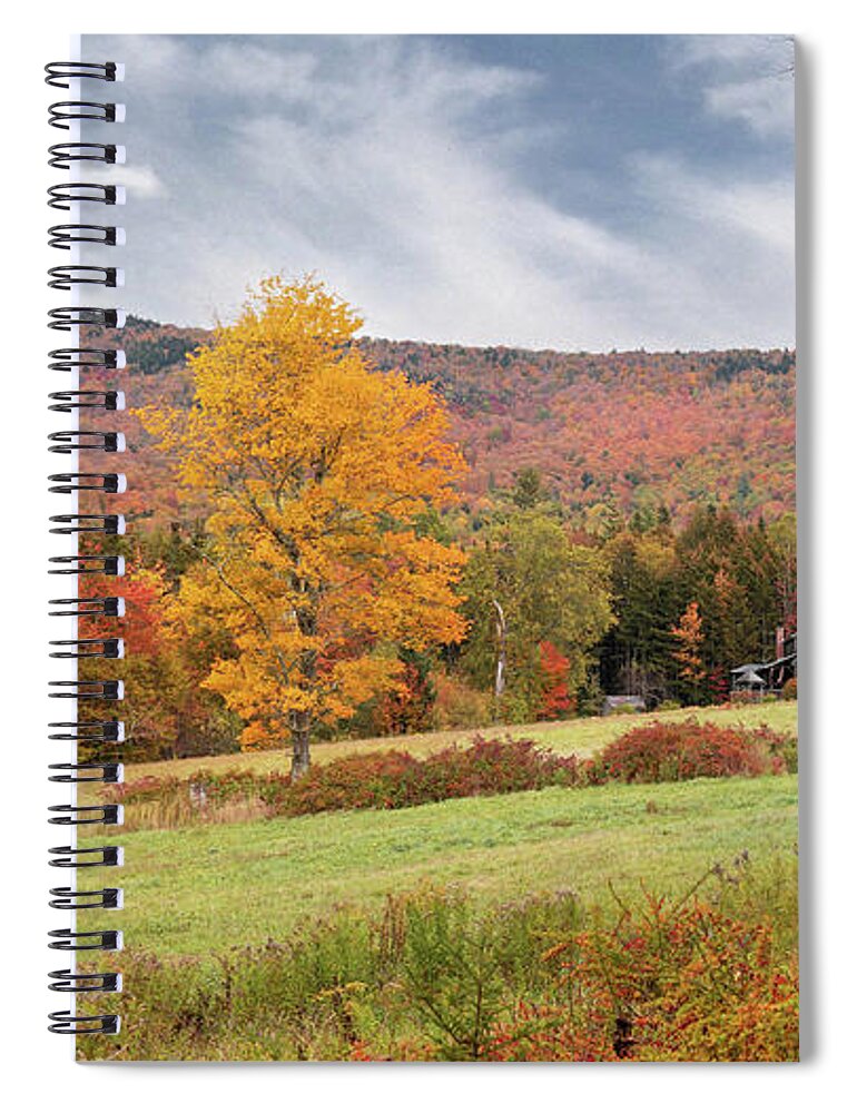 Autumn Spiral Notebook featuring the photograph Paint by Seasons by John Rivera