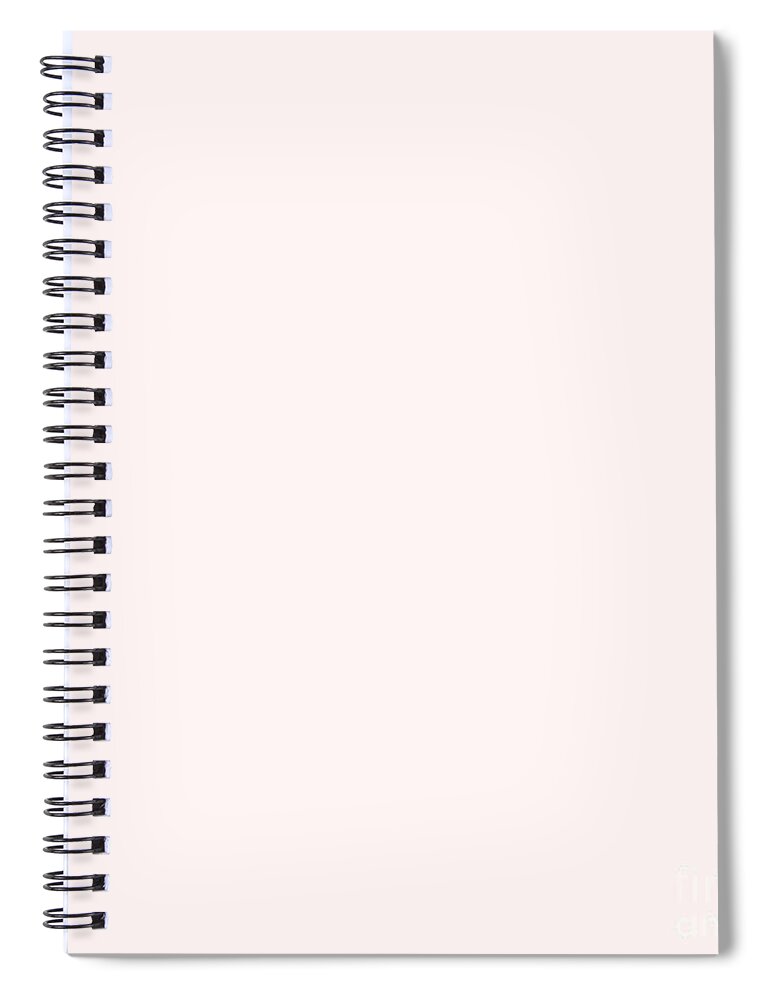 Pink Spiral Notebook featuring the digital art Pale Pink by Delynn Addams for Interior Home Decor by Delynn Addams