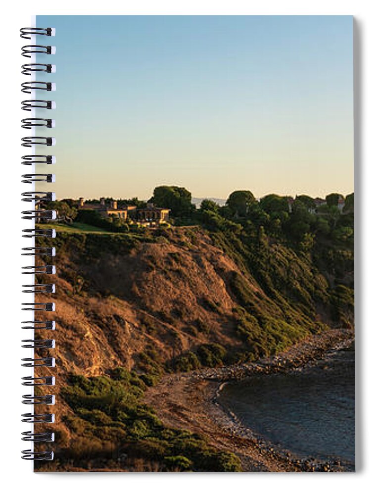 Palos Verdes Spiral Notebook featuring the photograph Palos Verdes Sundown by Michael Hope