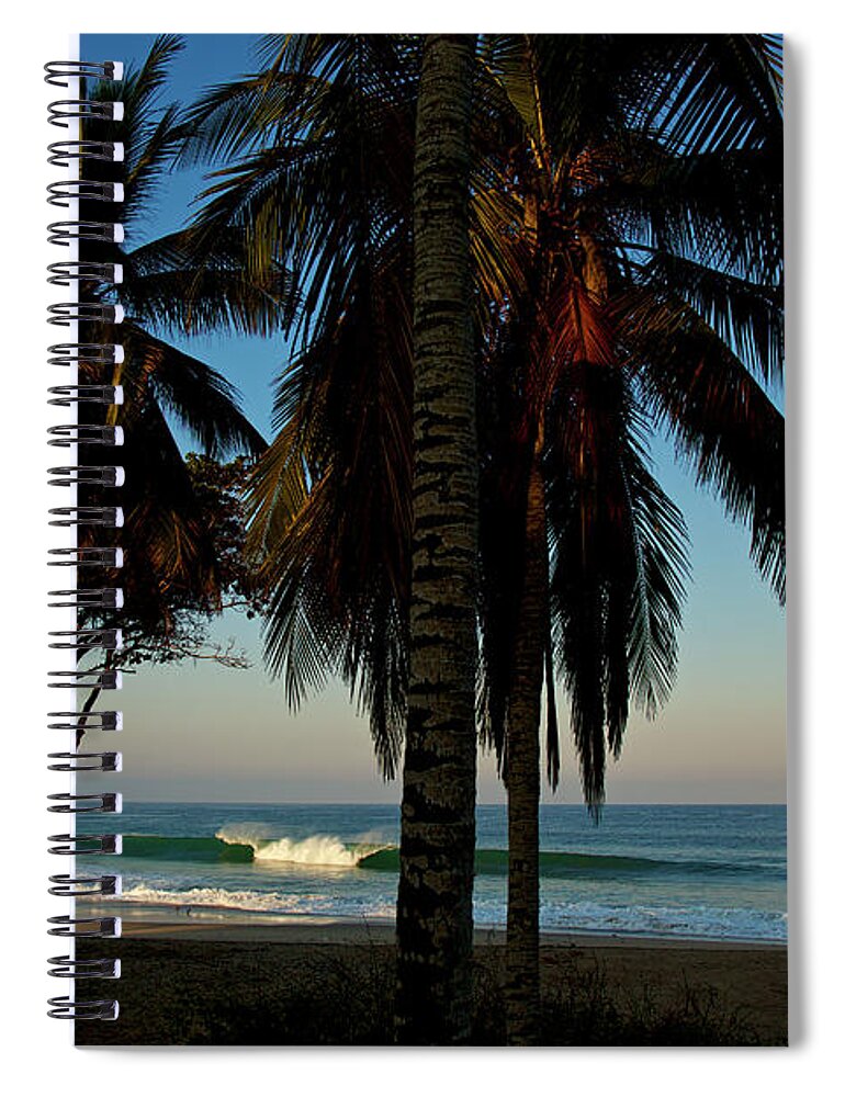 Surfing Spiral Notebook featuring the photograph Paraiso by Nik West