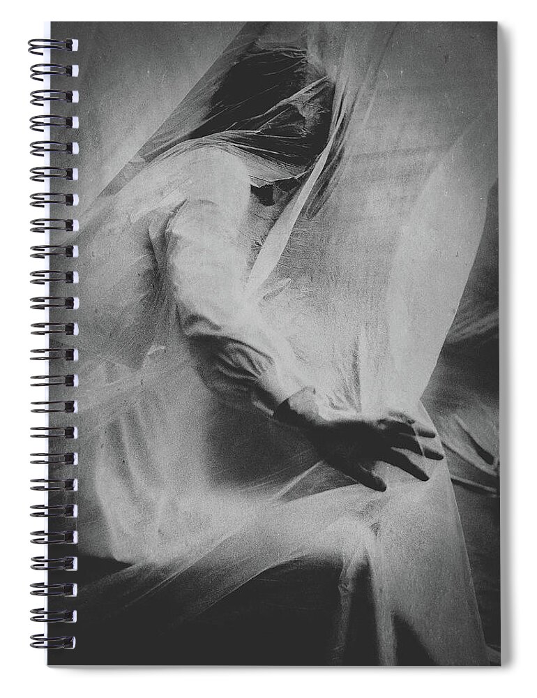 Parasomnia Spiral Notebook featuring the photograph Parasomnia by Susan Maxwell Schmidt