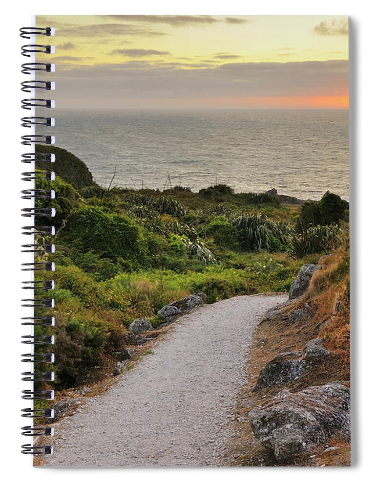 Scenics Spiral Notebook featuring the photograph Path To The Sea by Raimund Linke