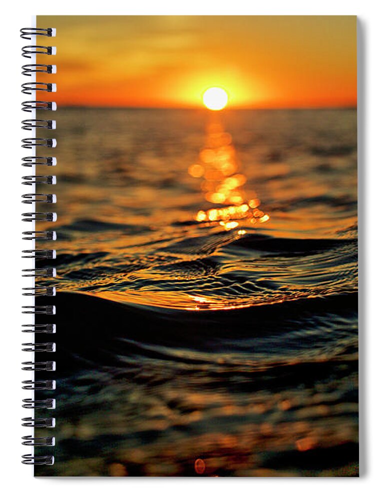 Surfing Spiral Notebook featuring the photograph Pathway by Nik West