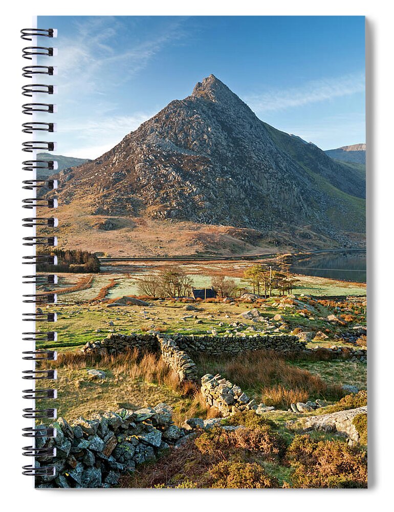 Scenics Spiral Notebook featuring the photograph Peak Of Tryfan, The Glyderau by Alan Novelli