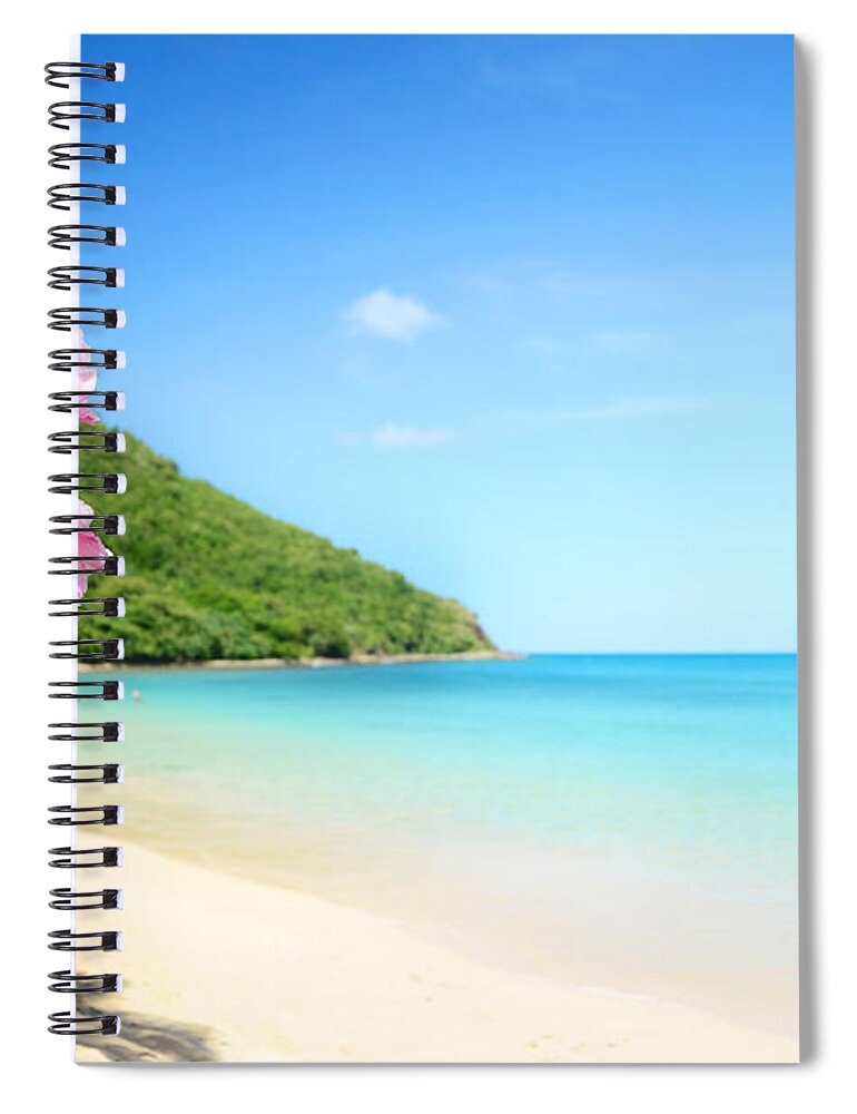 Eco Tourism Spiral Notebook featuring the photograph Perfect Beach by Jaminwell