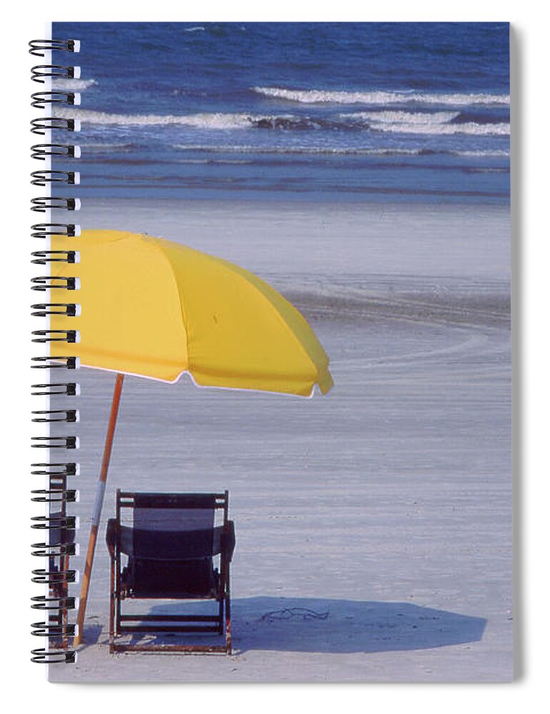 Beach Spiral Notebook featuring the photograph Perfect Spot by Jerry Griffin