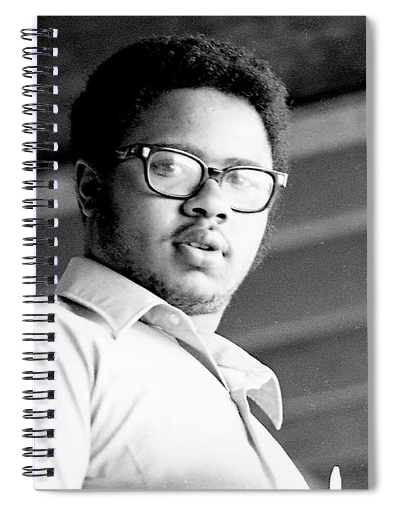 Phoenix Spiral Notebook featuring the photograph Perturbed High School Student, with Substantial Eyeglasses, 1972 by Jeremy Butler