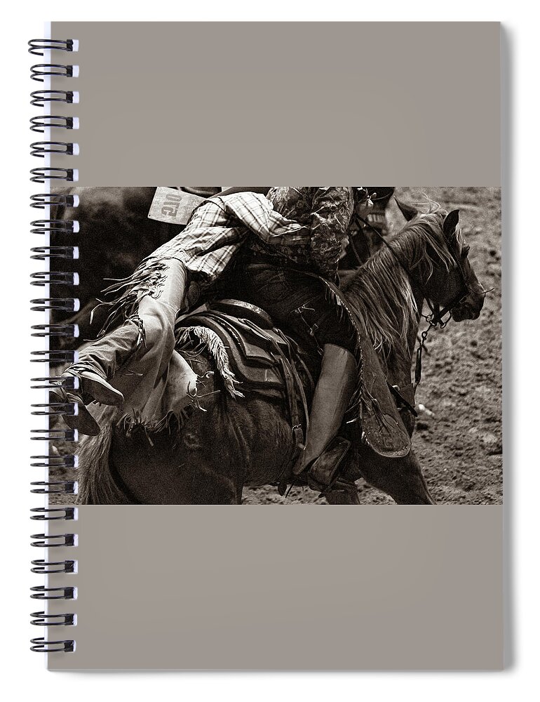 Cowboy Spiral Notebook featuring the photograph Pick up Man by Pamela Steege
