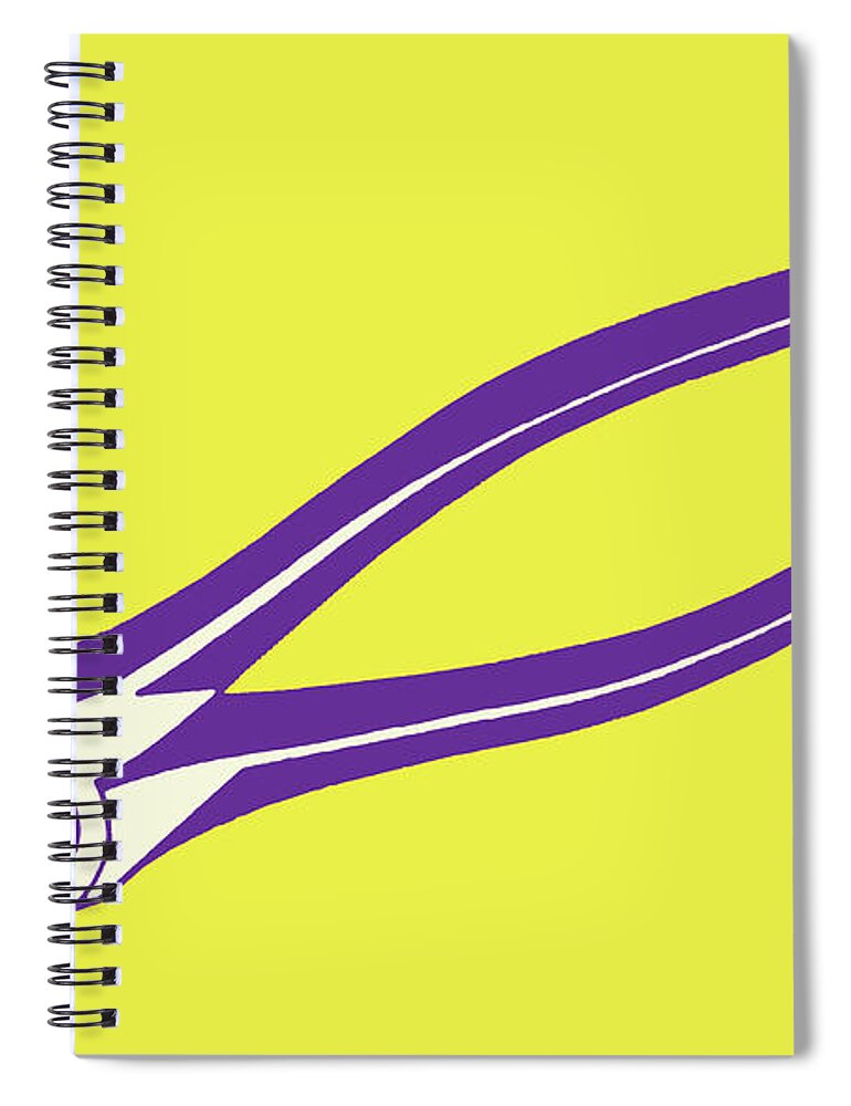 Blue Collar Spiral Notebook featuring the drawing Pliers by CSA Images