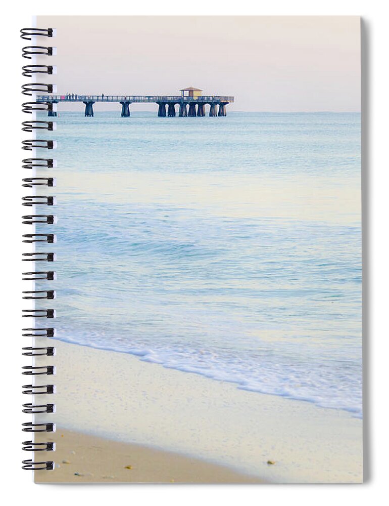 Scenics Spiral Notebook featuring the photograph Pompano Beach, Florida by David Madison