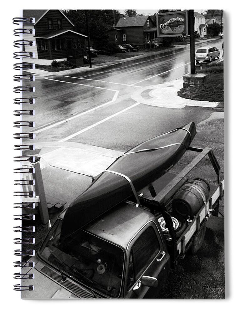 Ely Spiral Notebook featuring the photograph Portage by Cynthia Dickinson