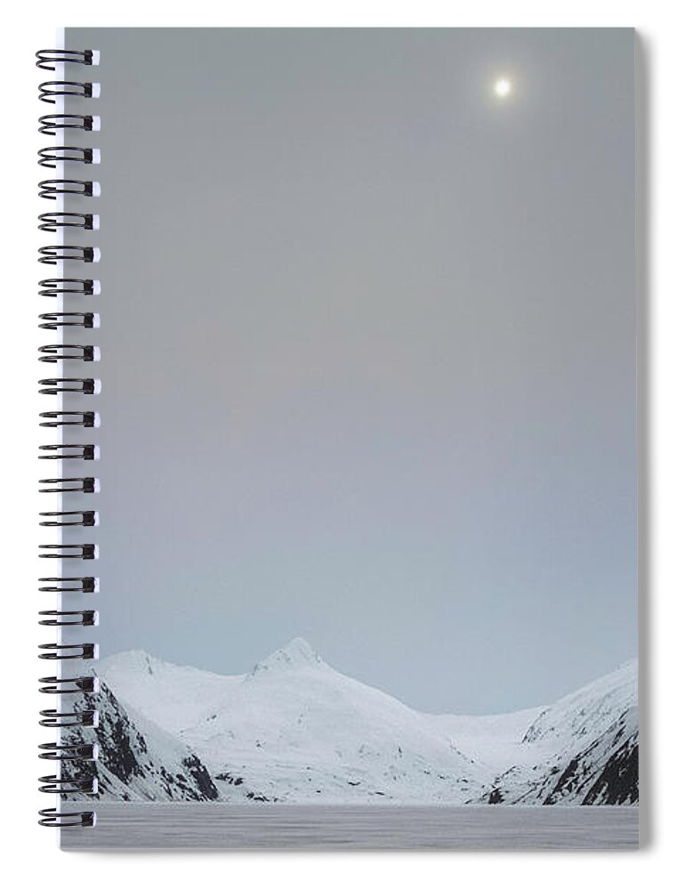 Alaska Spiral Notebook featuring the photograph Portage White by Robert Fawcett