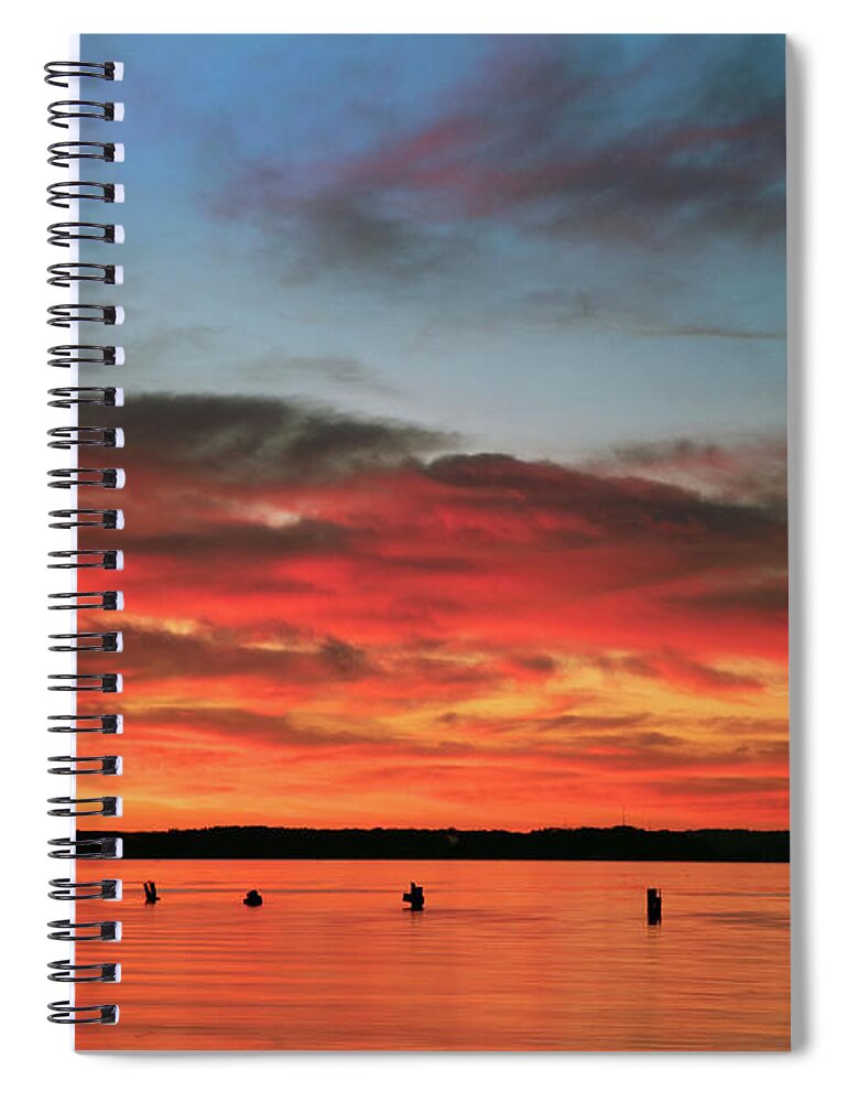 Potomac River Spiral Notebook featuring the photograph Potomac Reflections by Art Cole