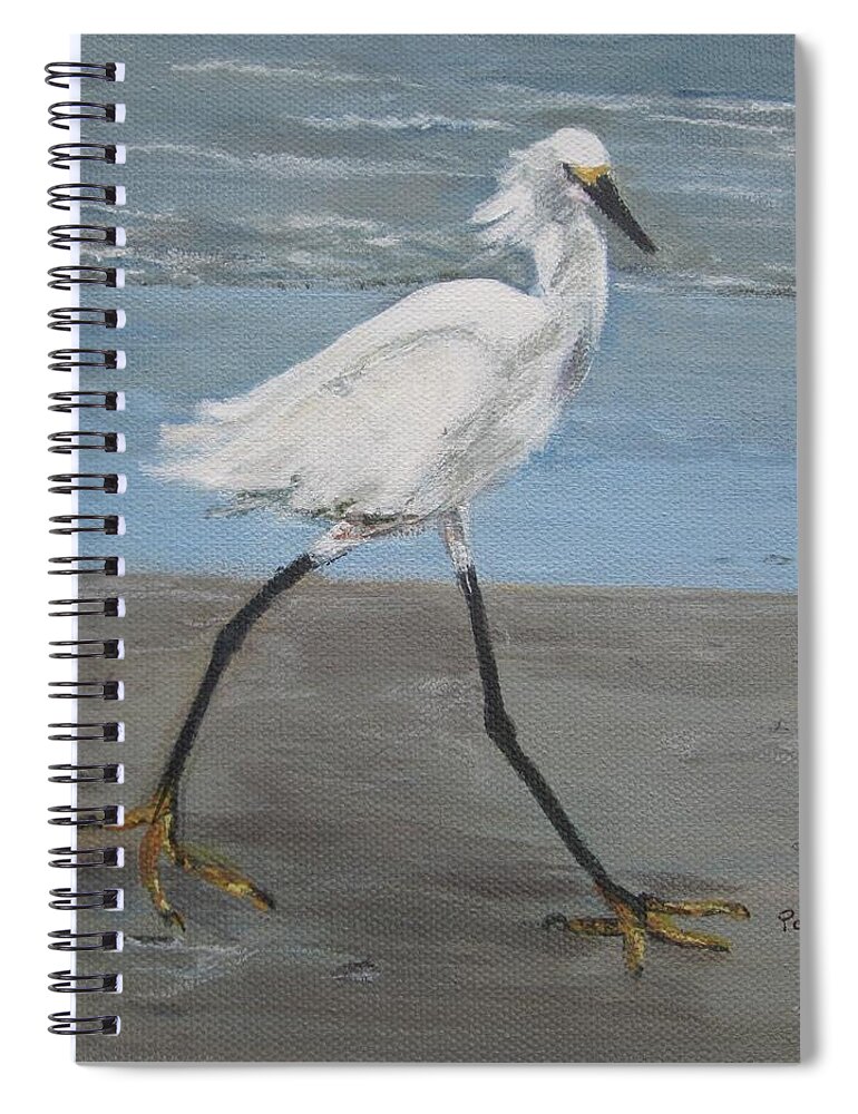 Painting Spiral Notebook featuring the painting Prancer by Paula Pagliughi