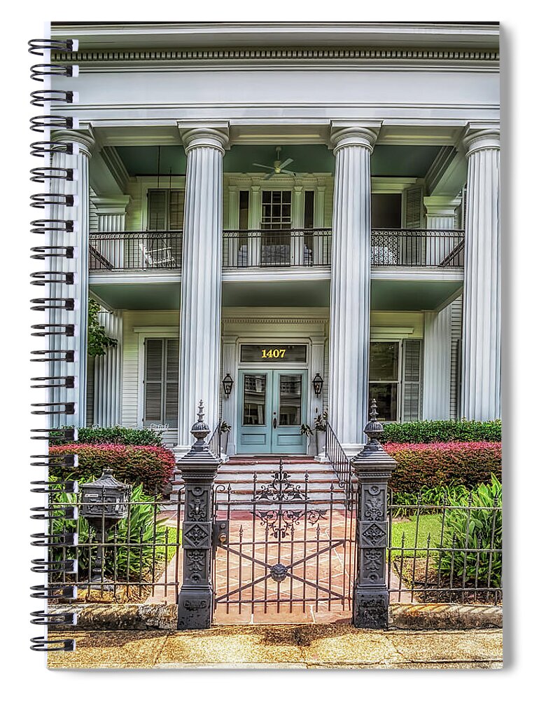 Garden District Spiral Notebook featuring the photograph Pritchard - Pigott House by Susan Rissi Tregoning