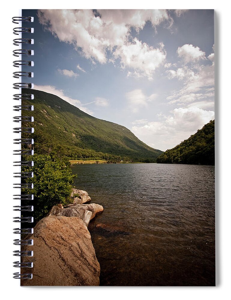 Scenics Spiral Notebook featuring the photograph Profile Lake by Gregor Hofbauer